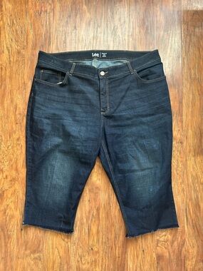 Lee Women’s Dark Indigo Denim Bermuda Shorts